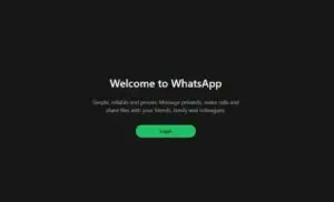 WhatsApp PC Login