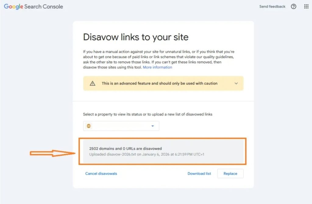 Disavow Toxic Backlinks