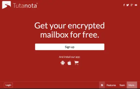 Tutanota Sign Up